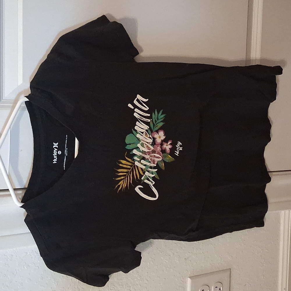 Hurley Black California Floral T-Shirt